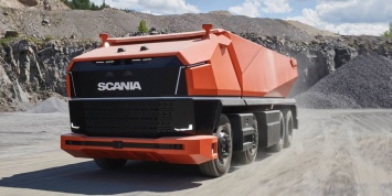 Scania показала грузовик без кабины и с автопилотом