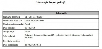 В Молдове 1 октября состоится суд по делу беглого судьи Чауса