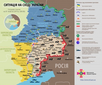 Картина дня в зоне ООС за 1 октября: кремлевские захватчики готовят мобилизацию мирного населения на Донбассе