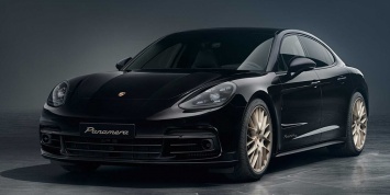 Porsche Panamera получила «золотую» версию в честь своего 10-летия