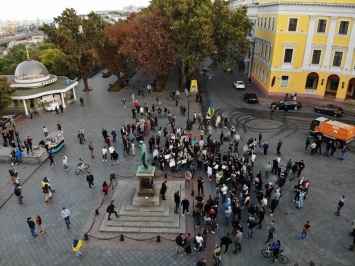 У Дюка немного помитинговали против формулы Штайнмайера