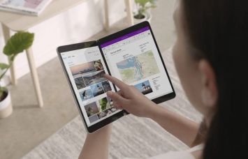 Microsoft Surface Neo - планшет с двумя экранами и складной клавиатурой