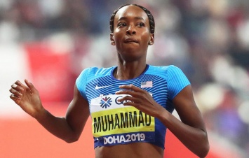 Легкоатлетка Далайла Мухаммад из США на ЧМ-2019 установила мировой рекорд в беге на 400 м с барьерами