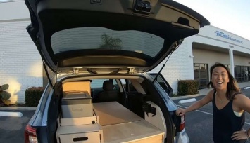 Универсал Subaru Outback превратили в дом для путешествий (ВИДЕО)