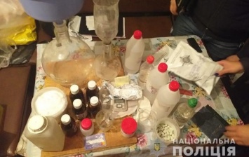 Нарколаборатория под Киевом изготовляла амфетамин