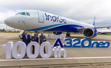 Airbis поставил 1000-й самолет семейства Airbus A320neo