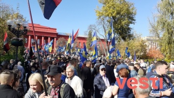 Против формулы и капитуляции: националисты проводят акции в Киеве