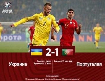Есть путевка на Евро-2020: сборная Украины обыграла Португалию
