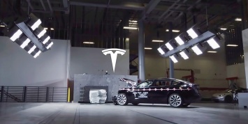 Видео: Tesla впервые показала краш-тесты в секретной лаборатории