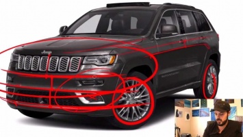 В сети появился рендер на обновленный внедорожник Jeep Grand Cherokee (ВИДЕО)
