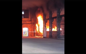 В Харькове подожгли арт-завод Механика