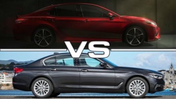 «Пафос, не более»: Блогер сравнил Toyota Camry V6 и BMW 530d