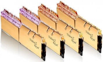 G.Skill представила 32-Гбайт комплекты Trident Z (Royal) с частотой 4000 МГц и задержками CL15