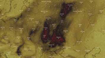 Над Киевом, Харьковом и Кривым Рогом в атмосфере повышенный уровень угарного газа