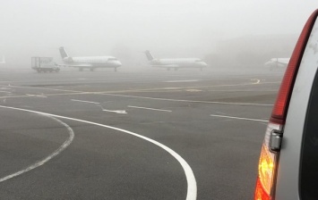 В аэропортах Киева задерживаются рейсы из-за тумана