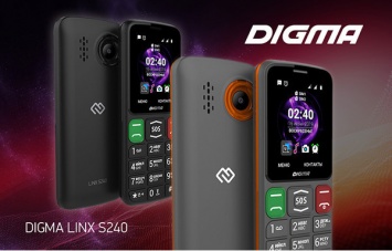 Новый мобельный телефон DIGMA LINX S240