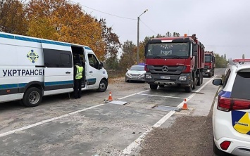 В Николаевской области девять фур пытались объехать весовой контроль на трассе