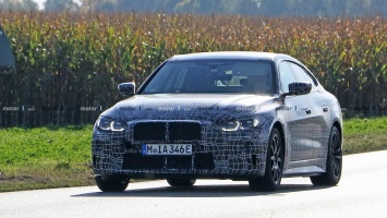 Предсерийный BMW i4 был замечен на испытаниях