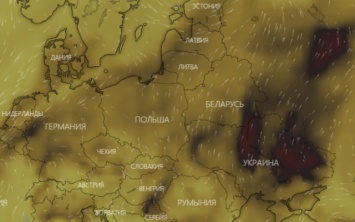 Над Украиной зависло аномальное облако (ФОТО)