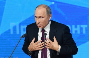 Путин попал на карикатуру в образе нечисти