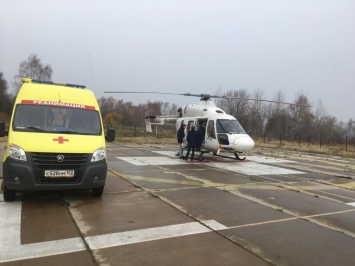 В Нижний Новгород вертолетом санавиации экстренно доставили подростка со сложным переломом