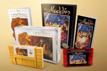16-бит игры Aladdin и The Lion King вернутся в настоящих картриджах по $100