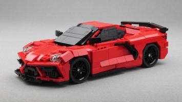 Энтузиасты построили из наборов Lego модель спортивного Chevrolet Corvette C8 (ФОТО)