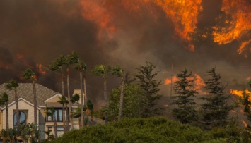 В престижном районе Лос-Анджелеса бушует пожар: звезды бегут из своих домов
