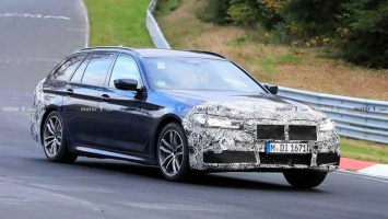 Обновленный BMW 5 Series 2021 года поймали на Нюрбургринге (ФОТО)