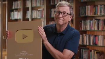 Билл Гейтс получил золотую кнопку YouTube, "Джокер" продолжает бить рекорды и нейросеть NVIDIA научилась менять лица животным: ТОП новостей дня