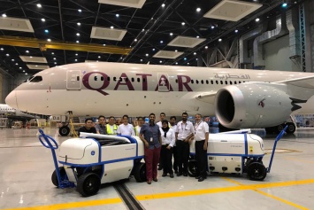 Qatar Airways начнет мыть двигатели самолетов с помощью пены