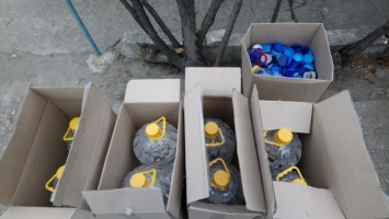 В Бердянске перехватили тонну незаконного алкоголя
