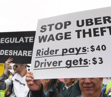 Более 96 тыс водителей подали иск против Uber
