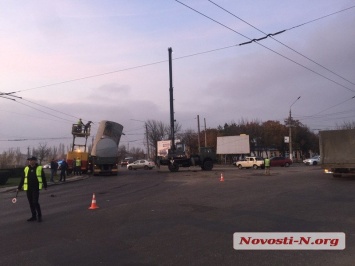 В Николаеве СБУ и налоговики демонтировали газовую АЗС: оборваны провода, заблокированы троллейбусы