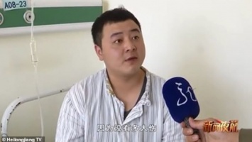 Житель Китая прожил 20 лет с зубом в носу