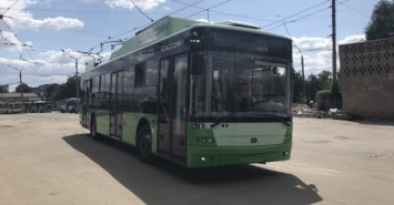 В Харьков поступила очередная партия современных троллейбусов