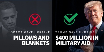 Одеяла и 400 миллионов долларов: в Белом доме потроллили Обаму за его помощь Украине. Фото