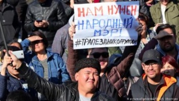 В России протестуют против главаря ДНР на посту мэра города