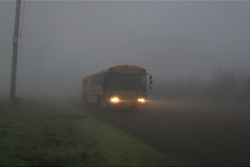 Из-за тумана в Днепре медленнее ездит транспорт