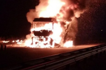 В Киевской области в ДТП пострадали два грузовика, легковушка, патрульное авто и пожарная машина