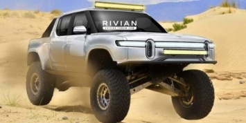 В Сети появилось изображение американского пикапа Rivian R1T