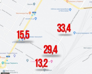 Уровень загрязнения воздуха в районе улицы Новозаводской превышен до критических значений