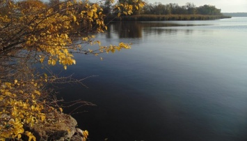 В Запорожской области на рыбалке вместо золотой рыбки поймали золотую осень - фоторепортаж