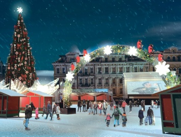 Новогодние празднования на Софийской площади стартуют 14 декабря
