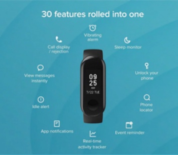 Xiaomi представила фитнес-браслет Mi Smart Band 3i