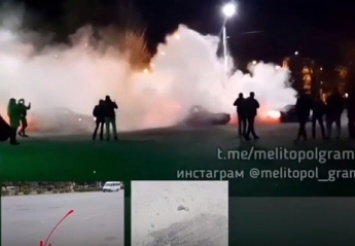 В Мелитополе дрифтеры издеваются над горожанами (видео)