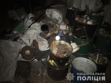 В селе под Кривым Рогом правоохранители прекратила работу незаконного пункта приема металлолома