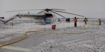 На Ямале Ми-8 получил сильные повреждения при аварийной посадке