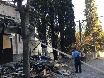 Кореизская амбулатория пострадала в ночном пожаре