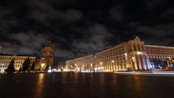 Особый взгляд: как выглядит ночной Киев в первый день зимы